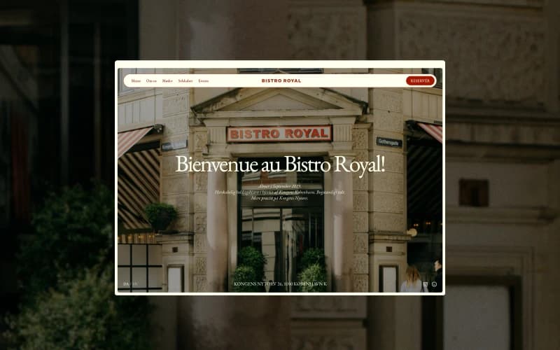 Bistro Royal projekt