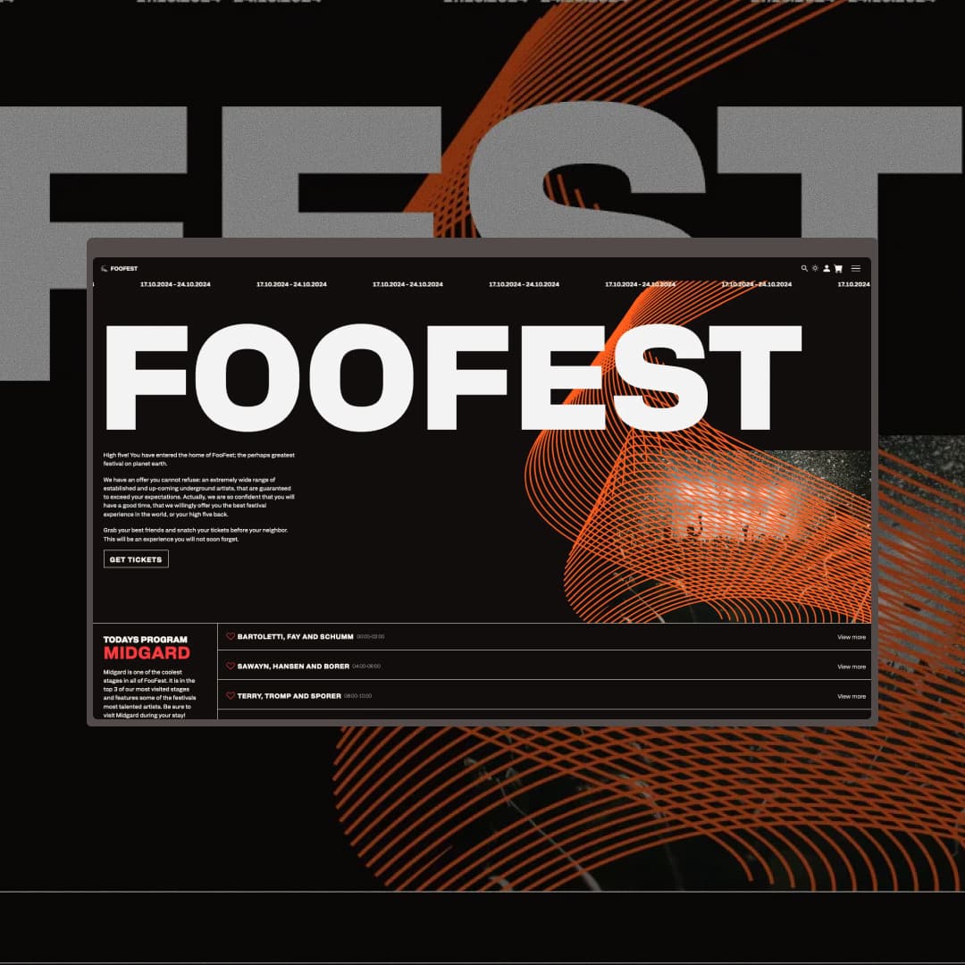 Foofest projekt